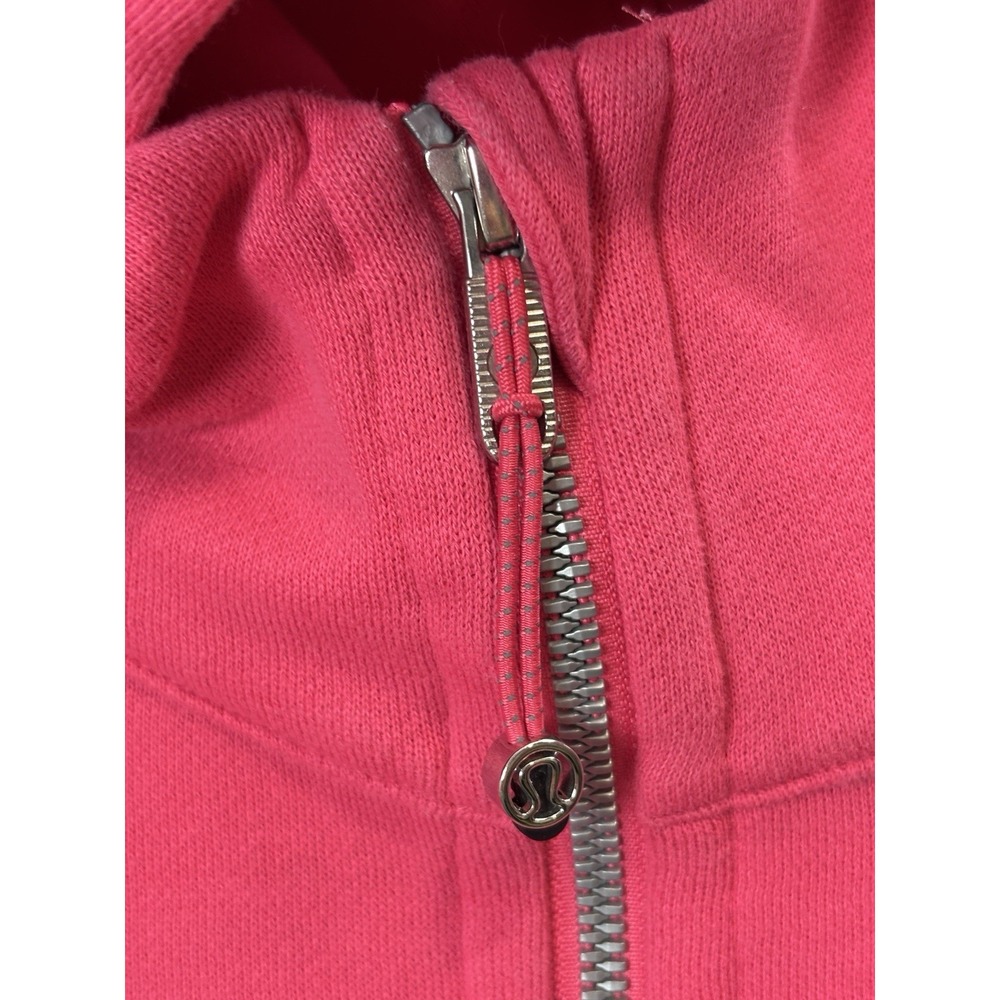 Lululemon Scuba 1/2 Zip Fleece Pullover Hoodie Pink XS LW3DM4S.0 - Picture 6 of 13